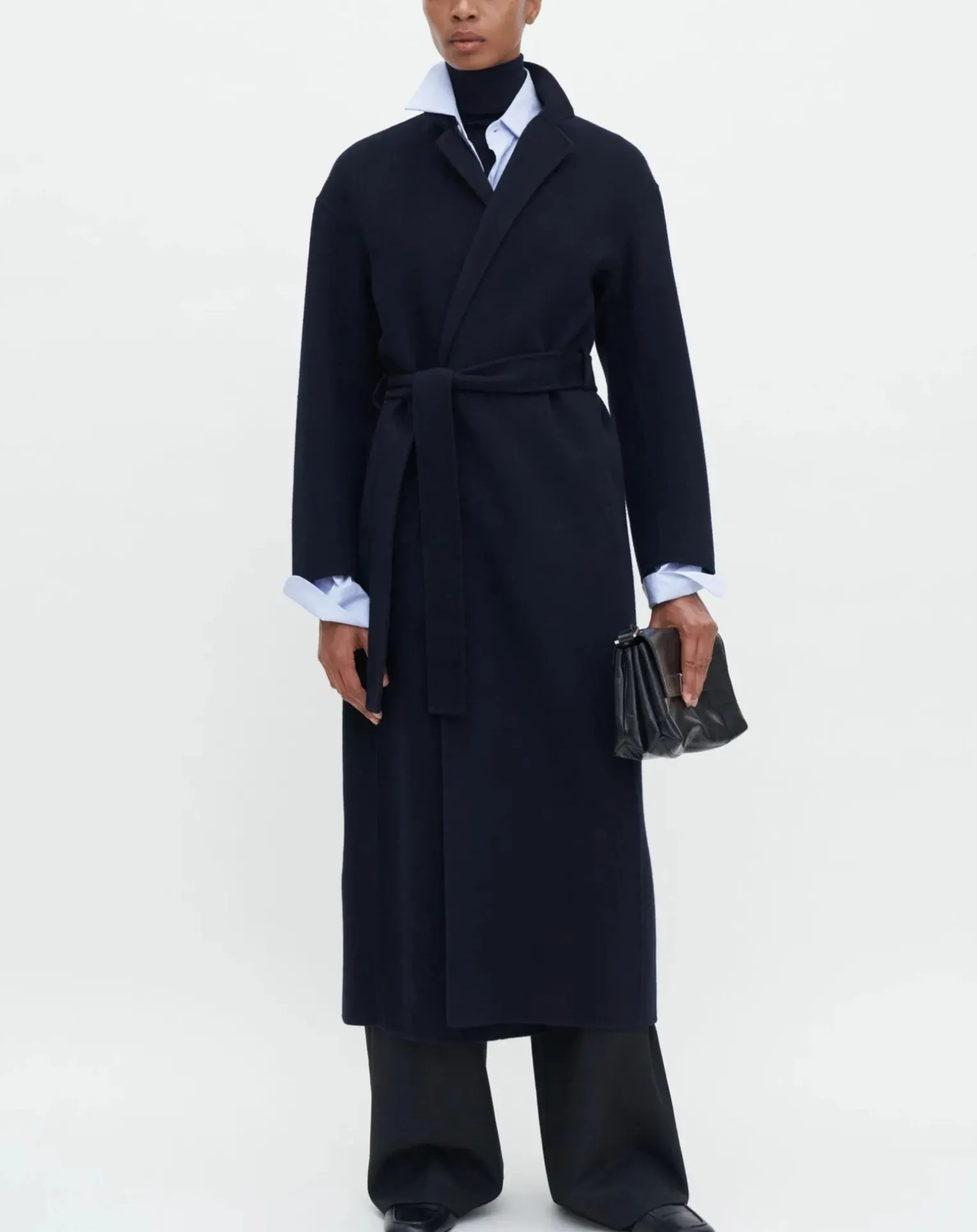 Alexa coat in wool and cashmere