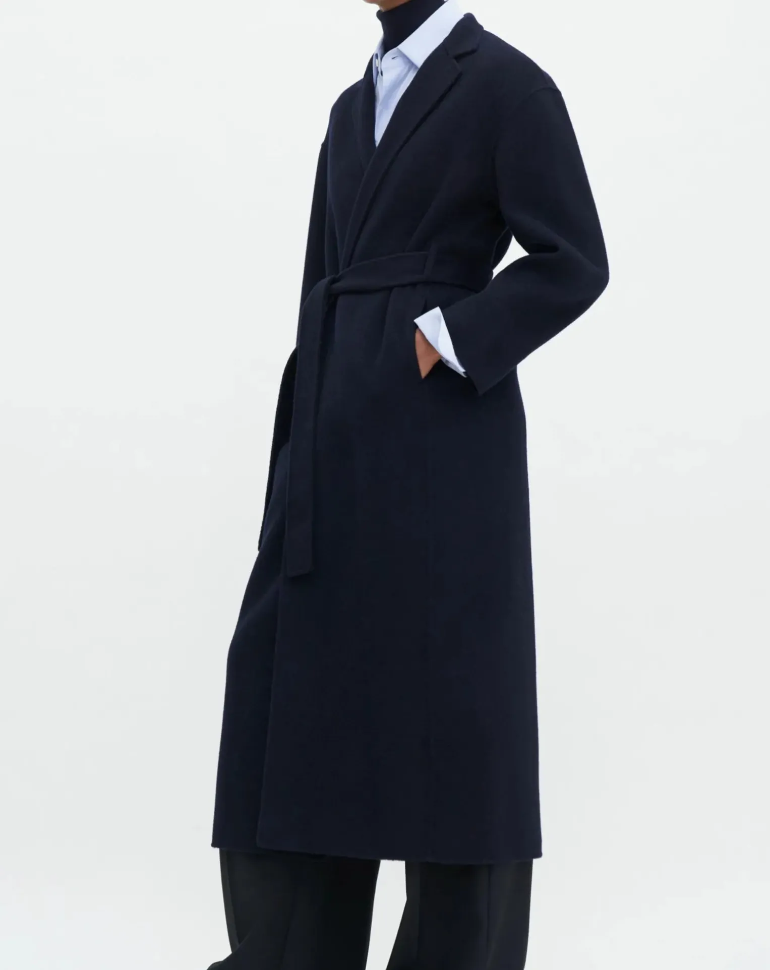 Alexa coat in wool and cashmere