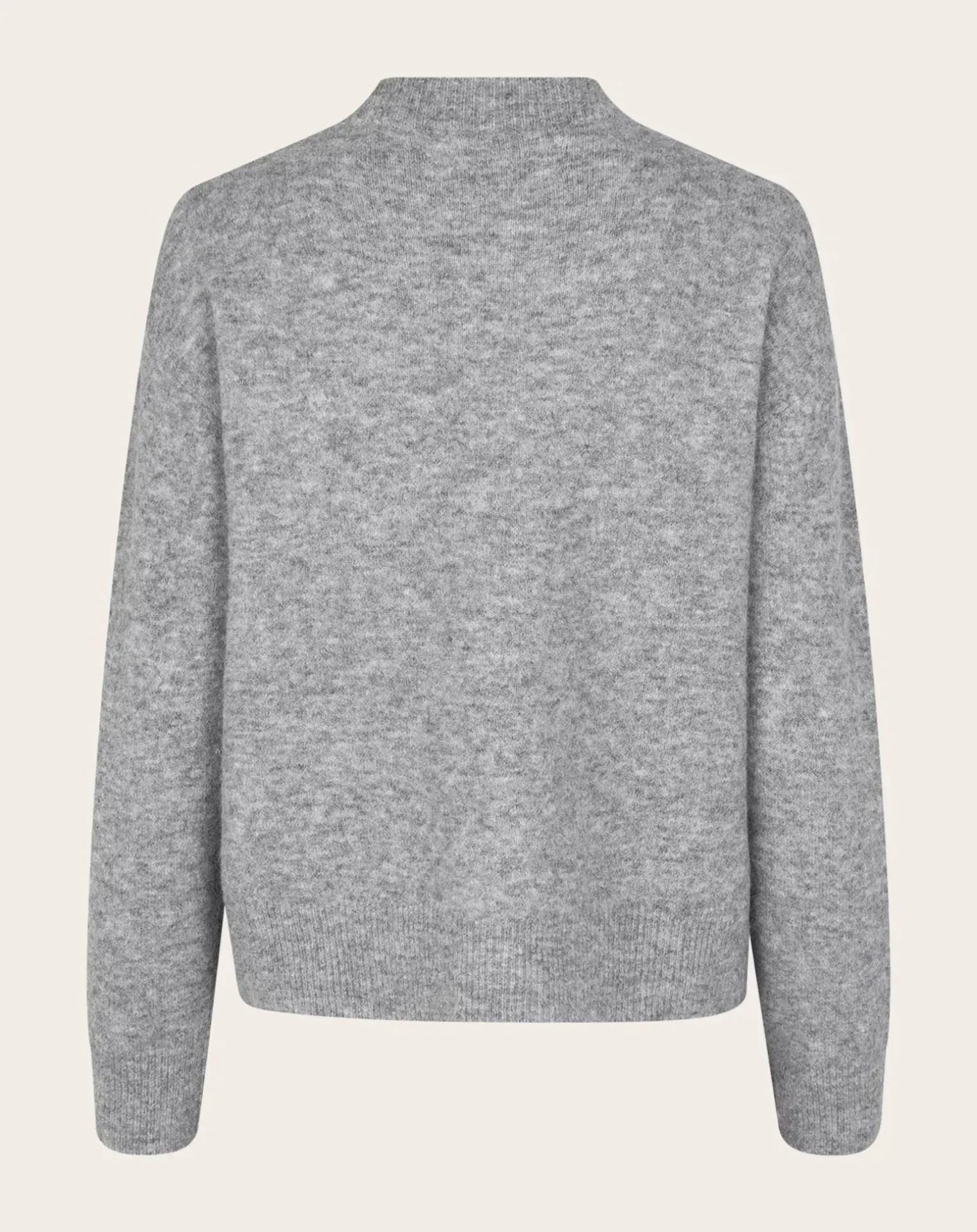 Anour round-neck sweater in wool and alpaca