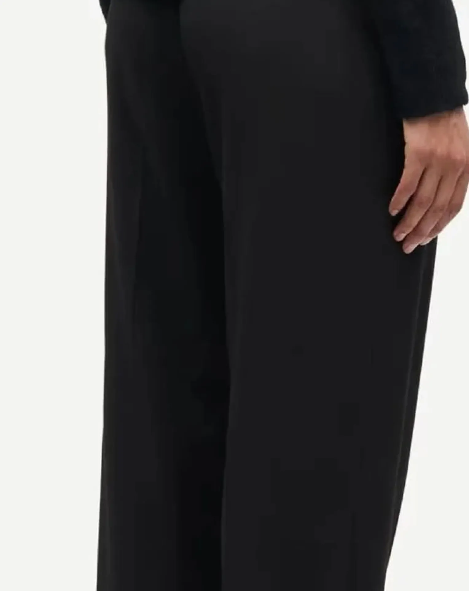 Anour round-neck sweater in wool and alpaca