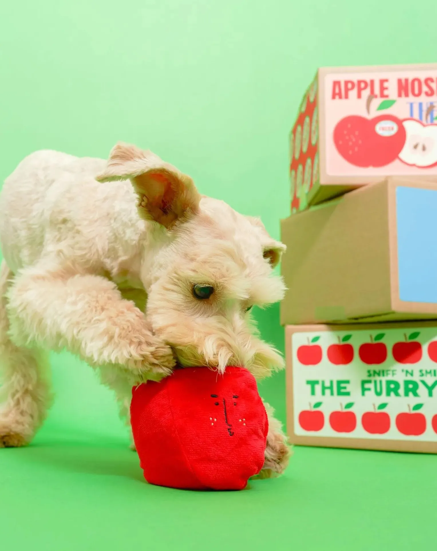 Apple digging toy