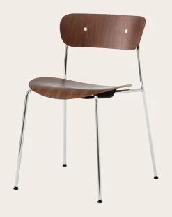 AV1 Pavilion Chairs, Chrome Frame - Set of 2