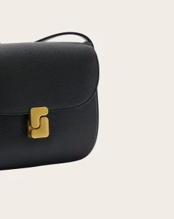 Bellissima Mini Lizard Embossed Grainy Leather Bag