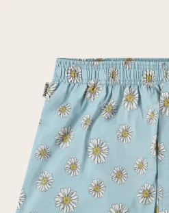 Blue Flowers Organic Cotton boxer shorts