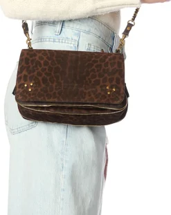 Bobi Velvet Leopard Bag