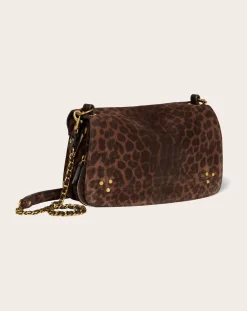 Bobi Velvet Leopard Bag