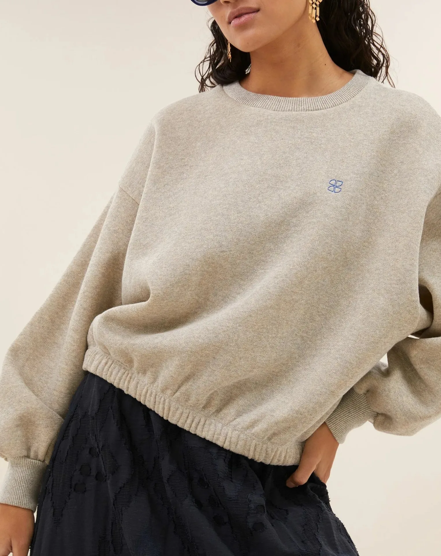 Bodil Metallic Sweatshirt