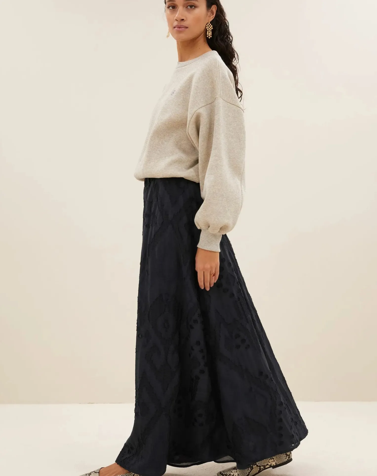 Bodil Metallic Sweatshirt