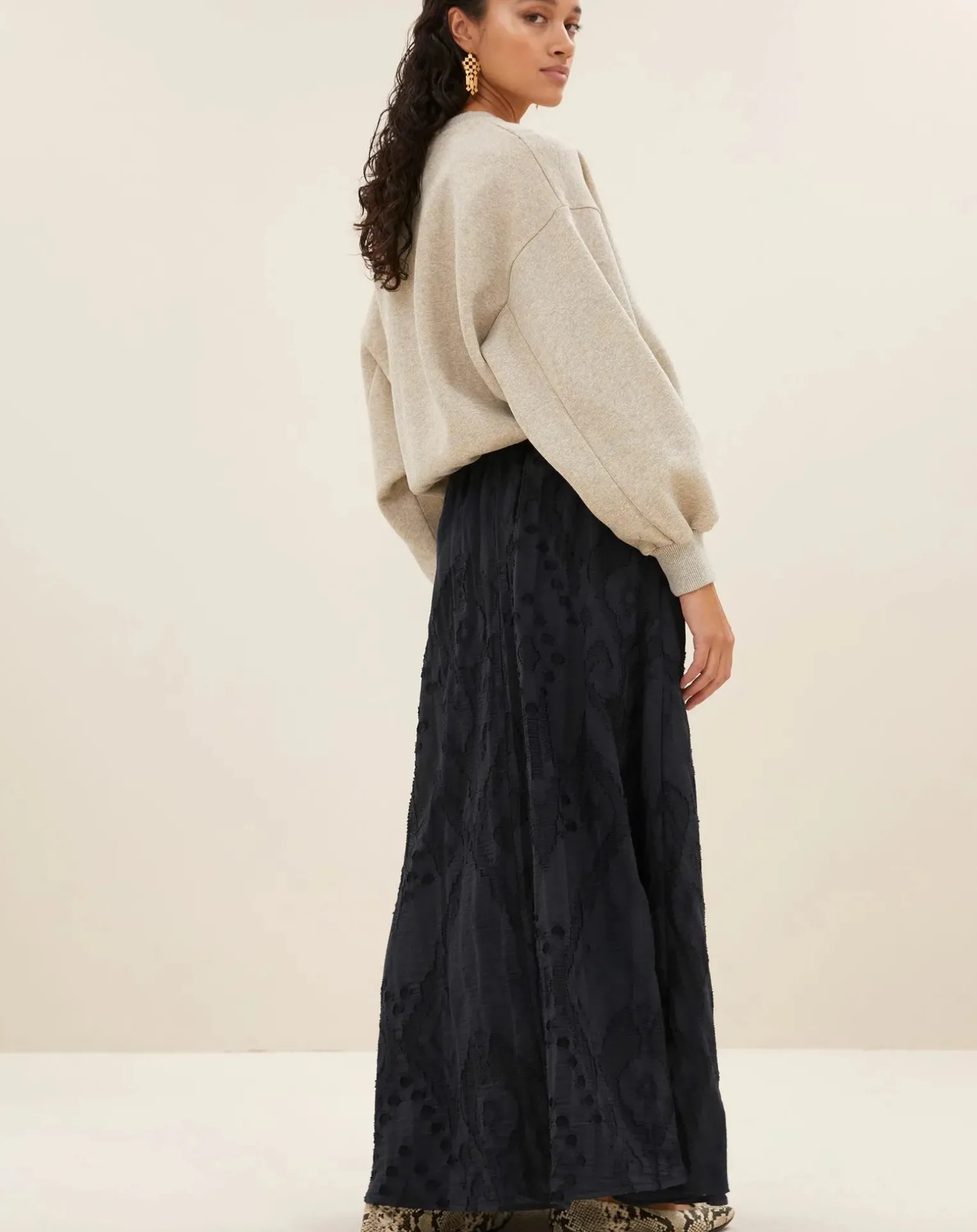 Bodil Metallic Sweatshirt