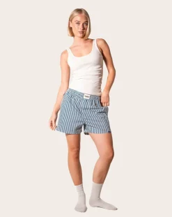 Boyfriend Striped Organic Cotton Boxers