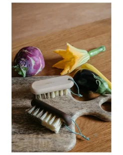 Brosse à légumes en hêtre