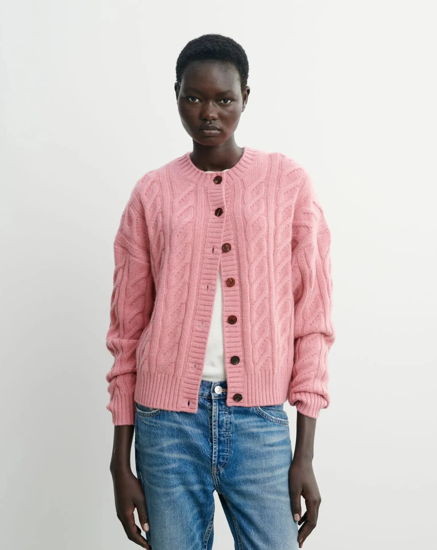 Cardigan Ample Maxi Torsades Cachemire