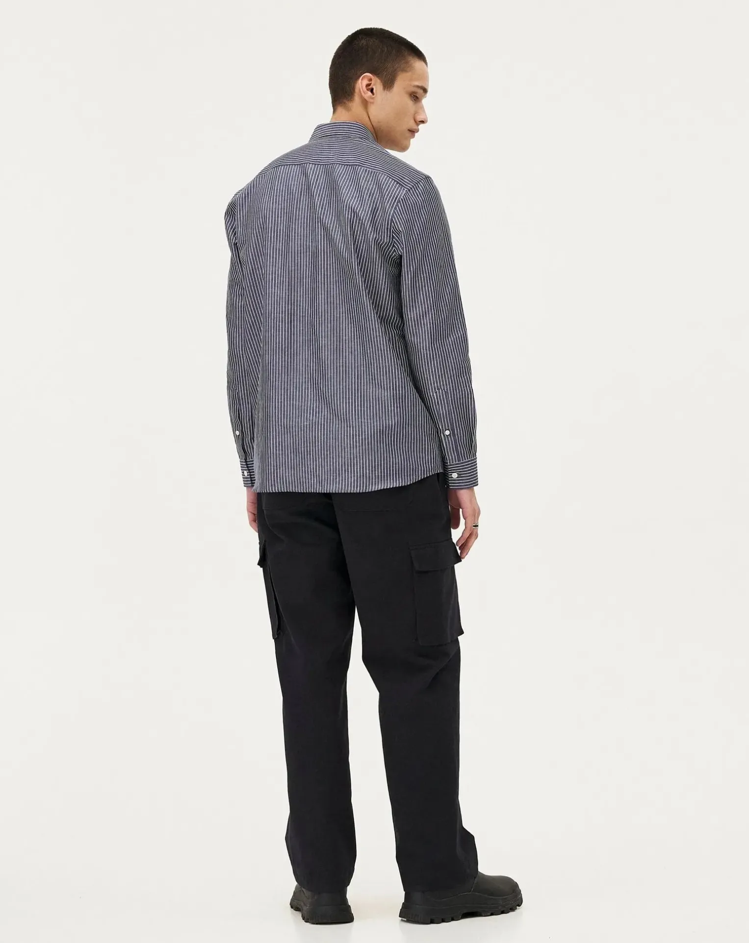 Cargo pants Dark navy Organic cotton