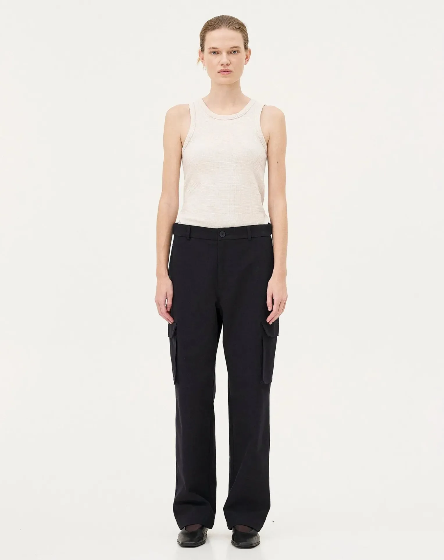 Cargo pants Dark navy Organic cotton