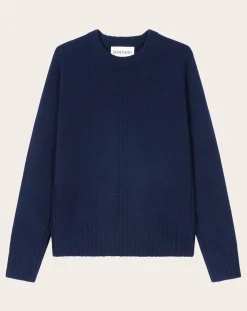 Cashmere Rib Crewneck Sweater