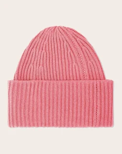 Cashmere ribbed hat