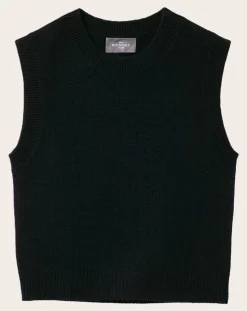 Cashmere Sleeveless Round Neck Sweater