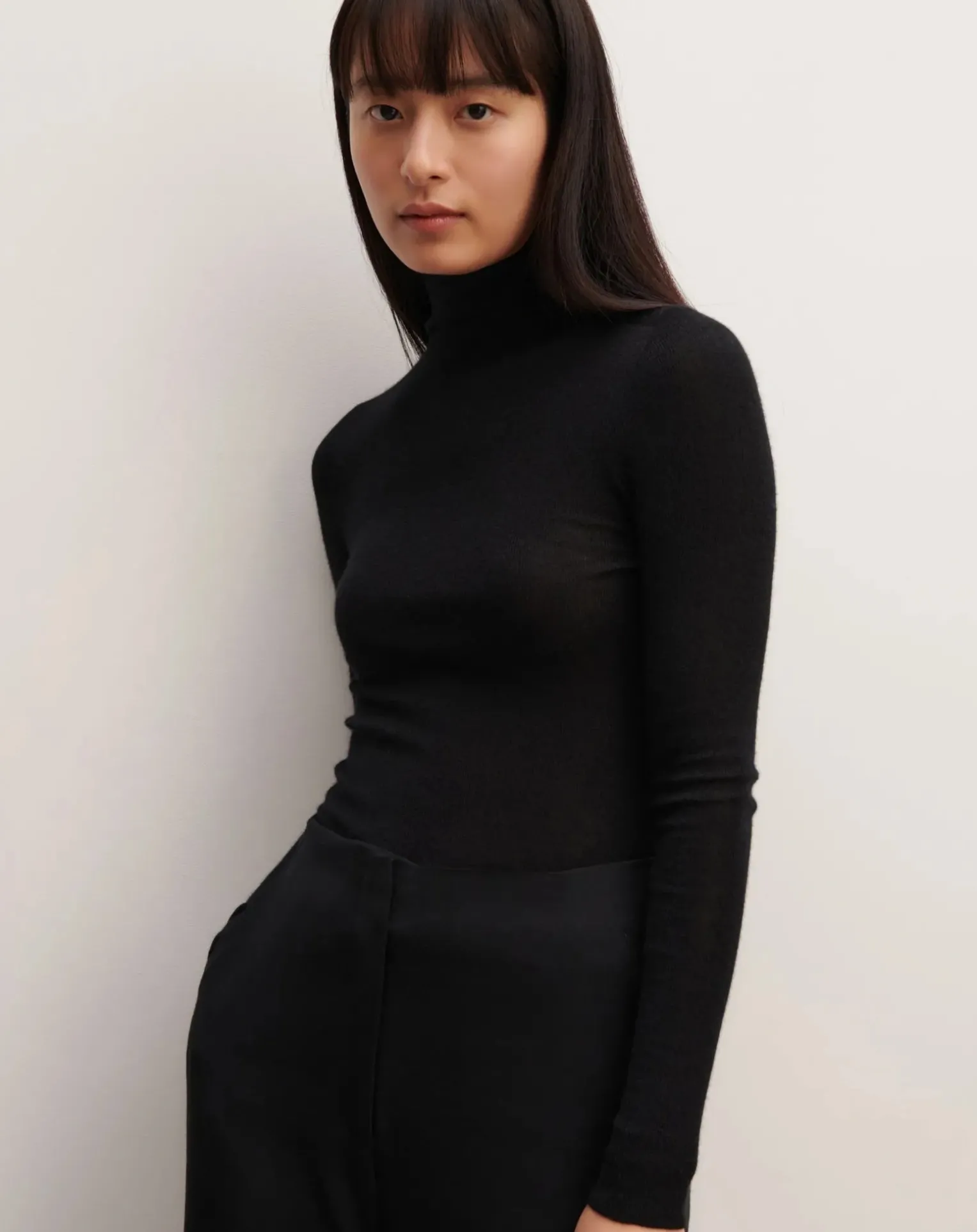 Cashmere Ultrafine Seamless Roll Neck Sweater