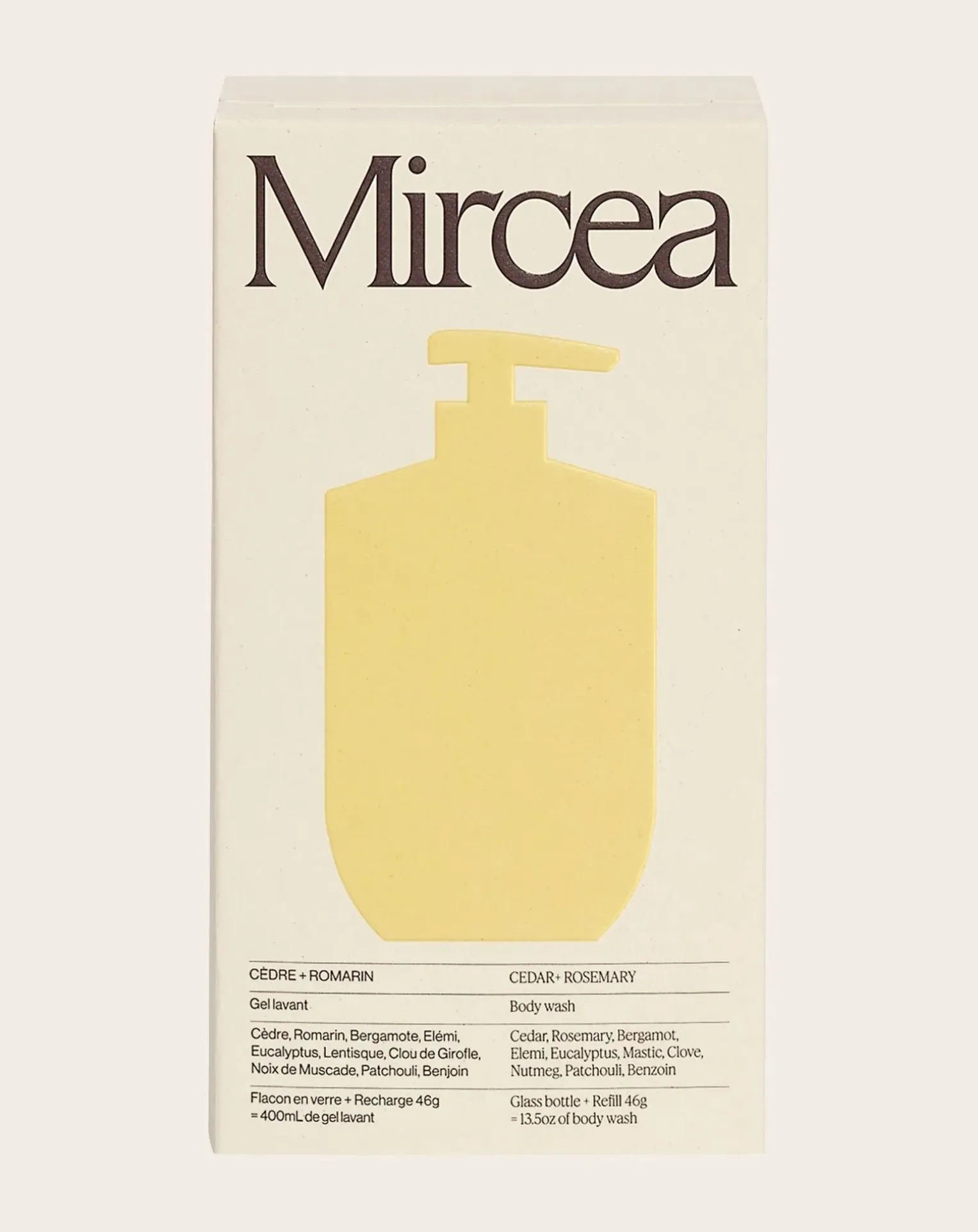 Cedar + Rosemary Shower Gel - 400ml