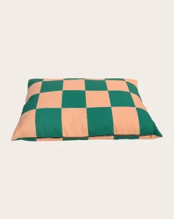 Checkered dog mattress