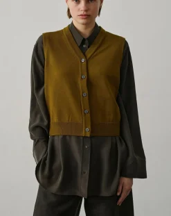 Chiara Merino Wool Sleeveless Vest