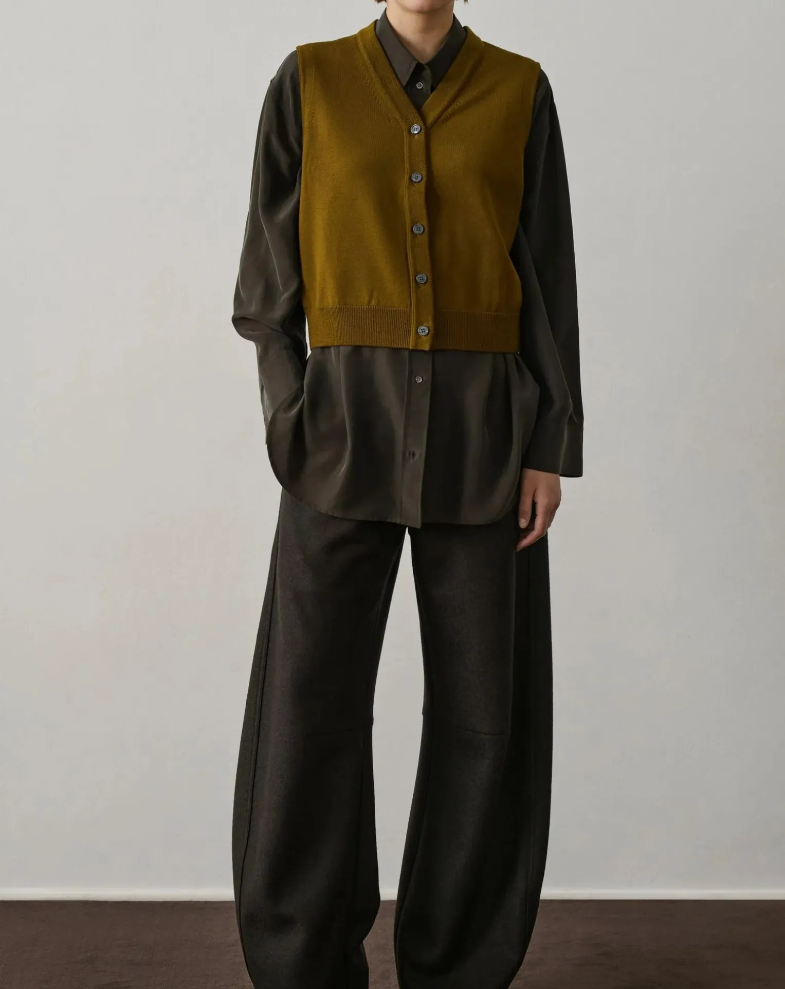 Chiara Merino Wool Sleeveless Vest