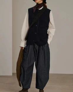 Chicago Virgin Wool Sleeveless Jacket