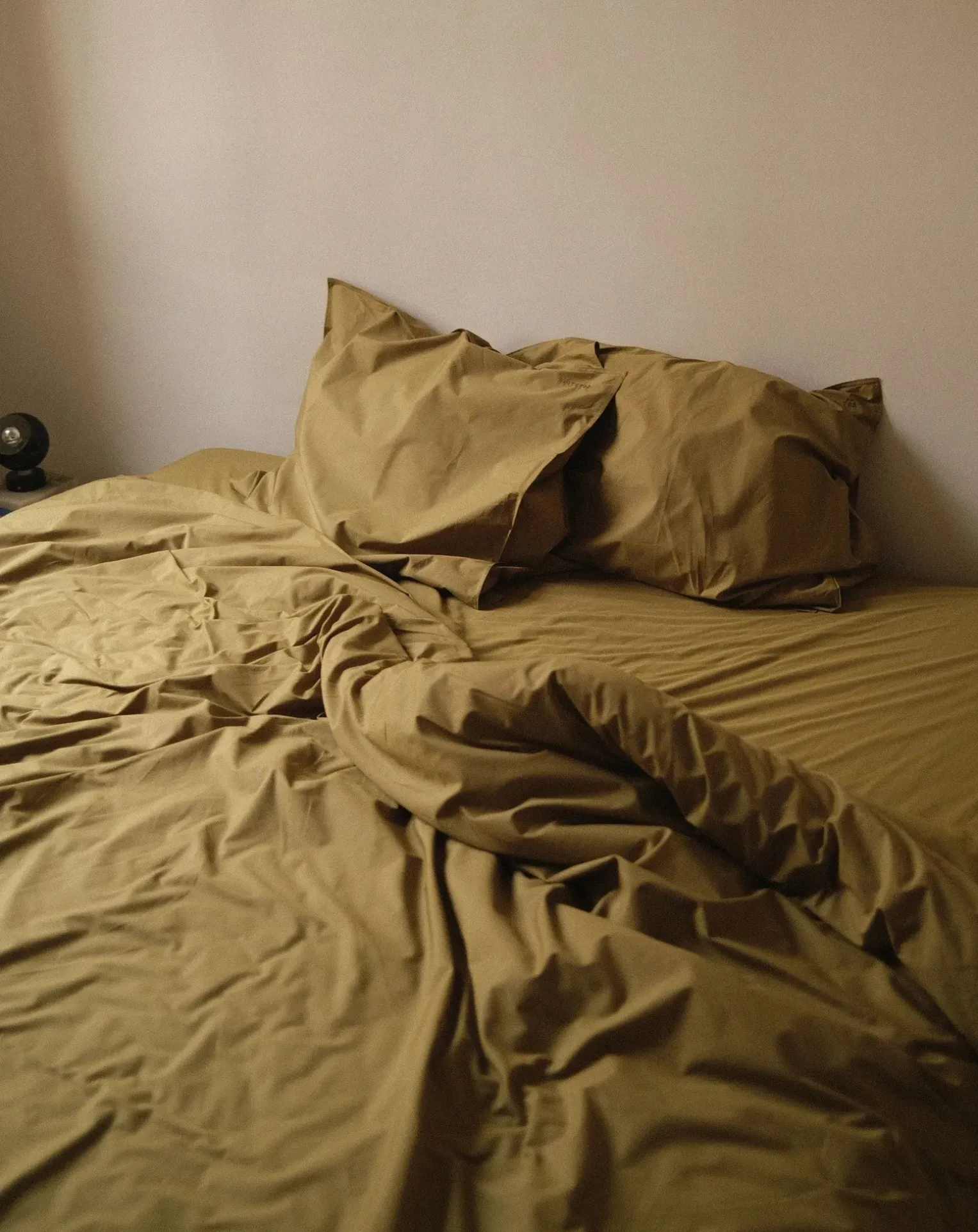 Comforter cover in organic percale