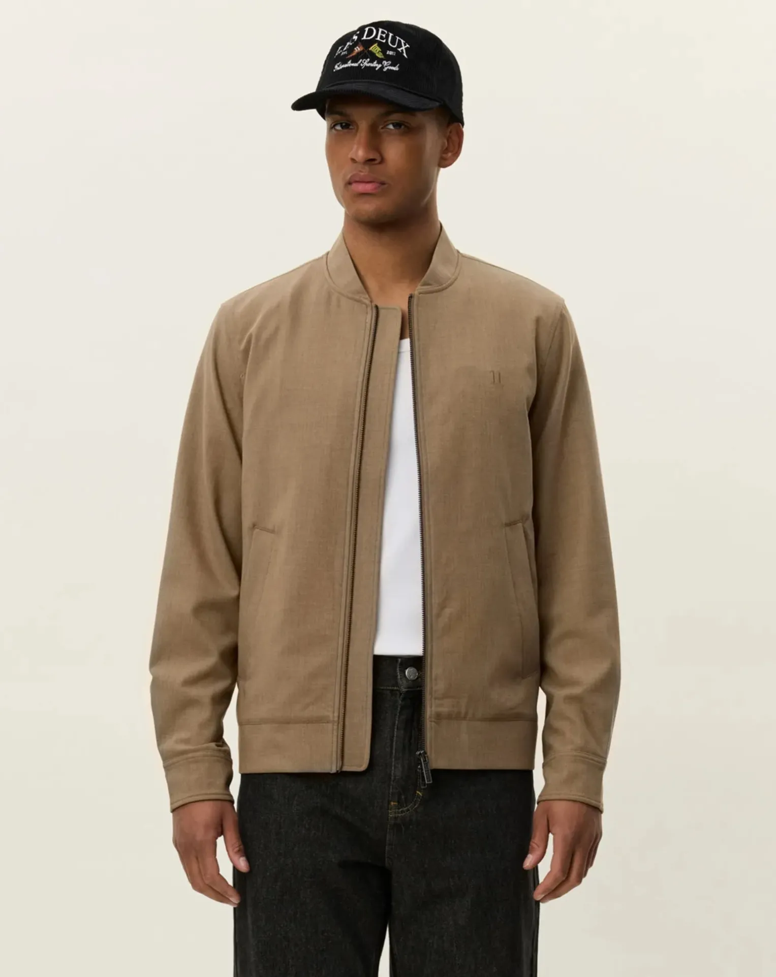 Como Textured Bomber Jacket