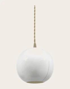 Cosmo porcelain hanging lamp, Anita Le Grelle