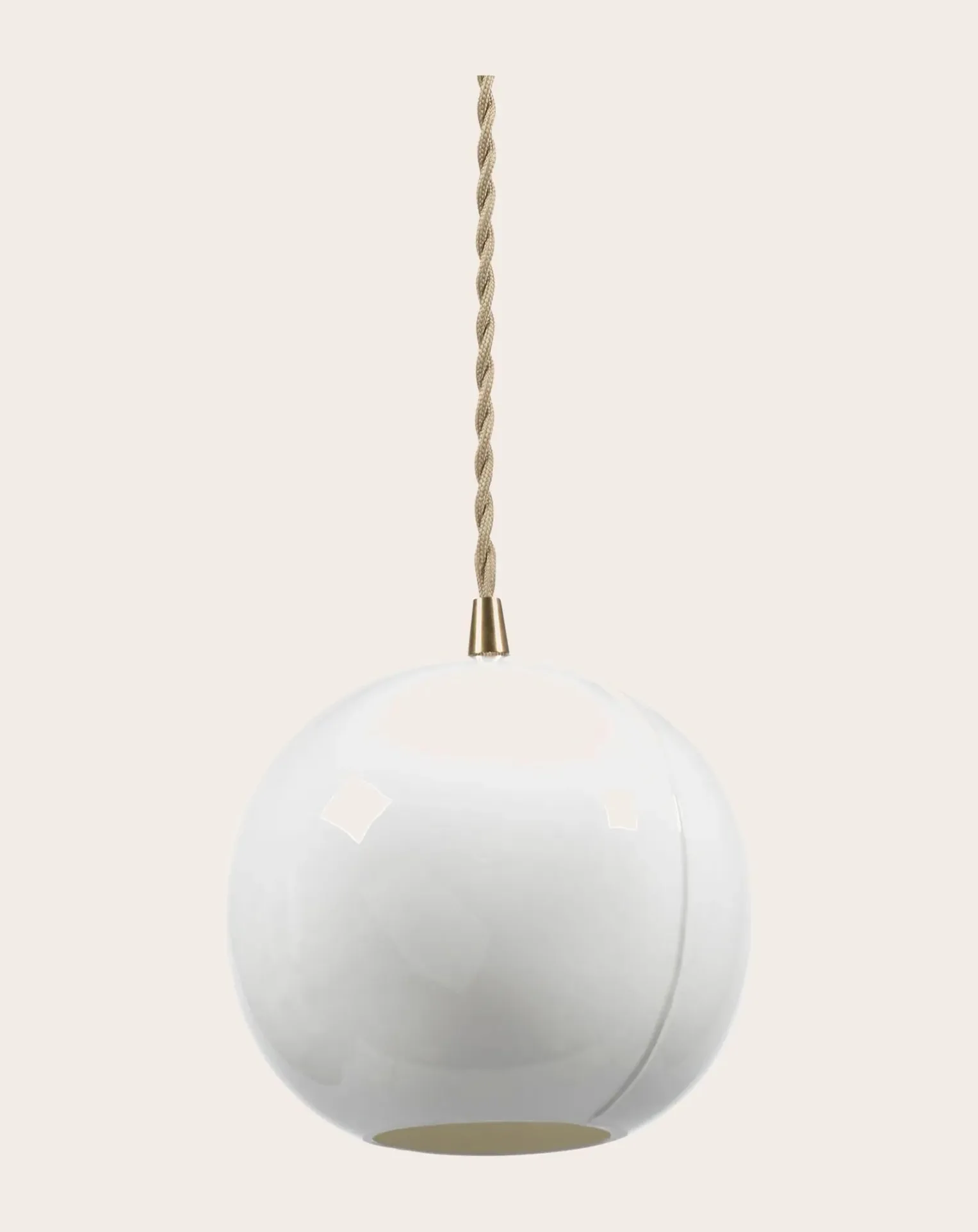 Cosmo porcelain hanging lamp, Anita Le Grelle