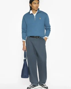 Cotton Comfort Half Zip Sweatshirt