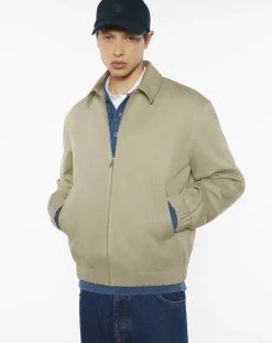 Cotton Elasticated Zip Jacket