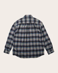 Cotton Flannel Check Work Shirt