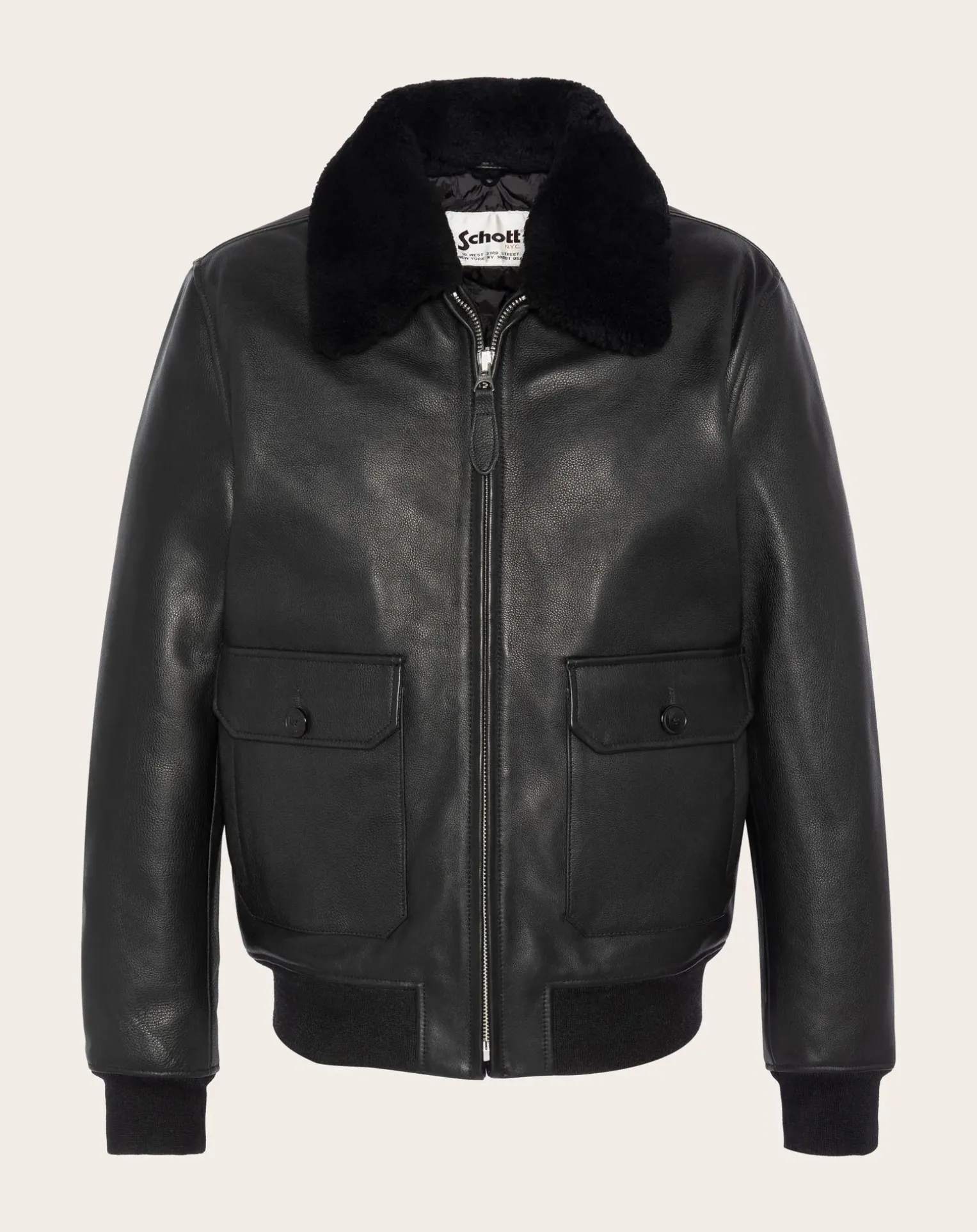 Cowhide Leather Pilot Jacket