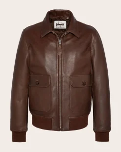 Cowhide Leather Pilot Jacket