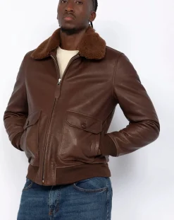 Cowhide Leather Pilot Jacket