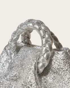 Crackle Metallic Bombon Bag
