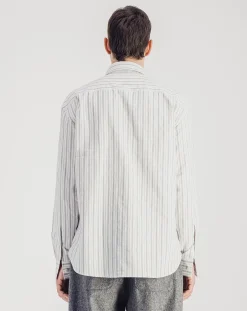 Daily Striped Cotton Poplin Shirt