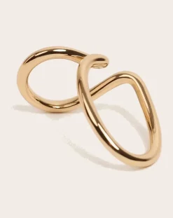 Earcuff droit La Virtuose en plaqué or