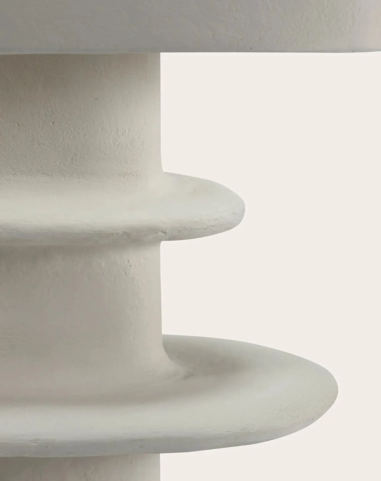 Earth papier-mâché table lamp, Marie Michielssen