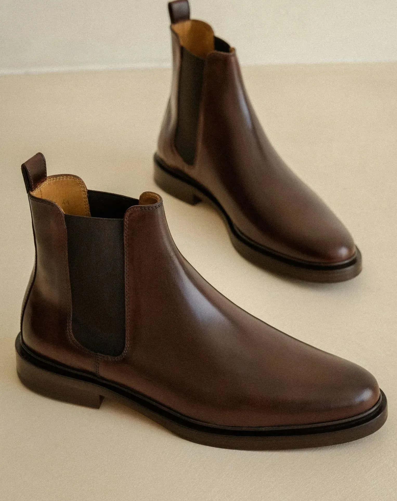 Elastic Leather Boots