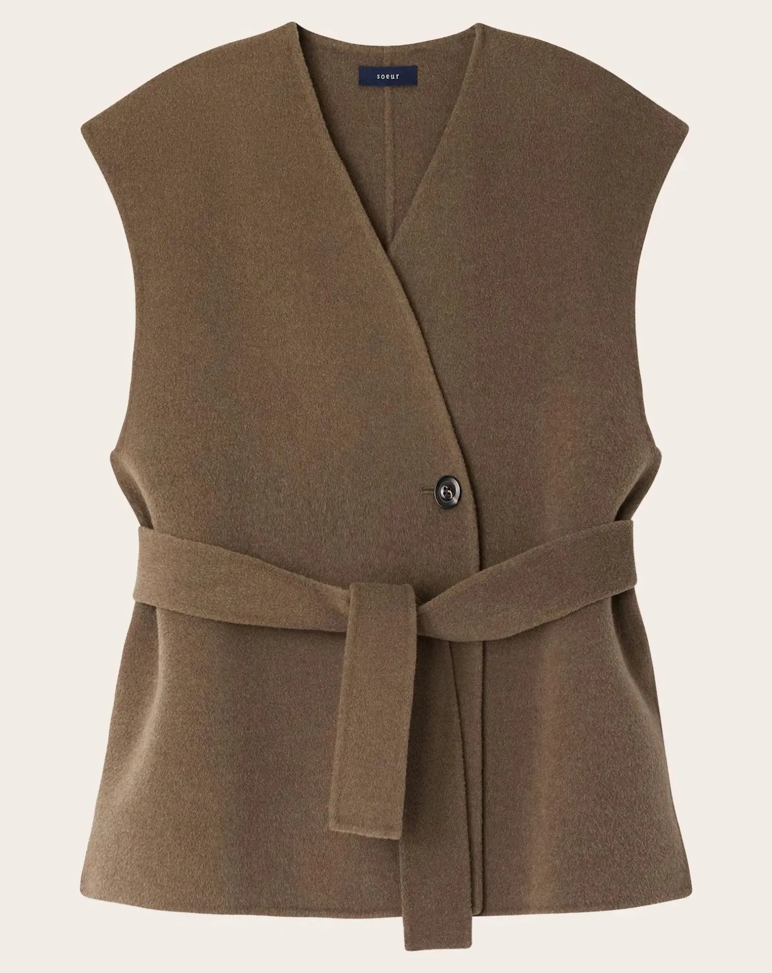 Evasion Wool Sleeveless Jacket