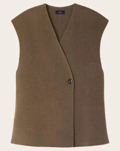 Evasion Wool Sleeveless Jacket