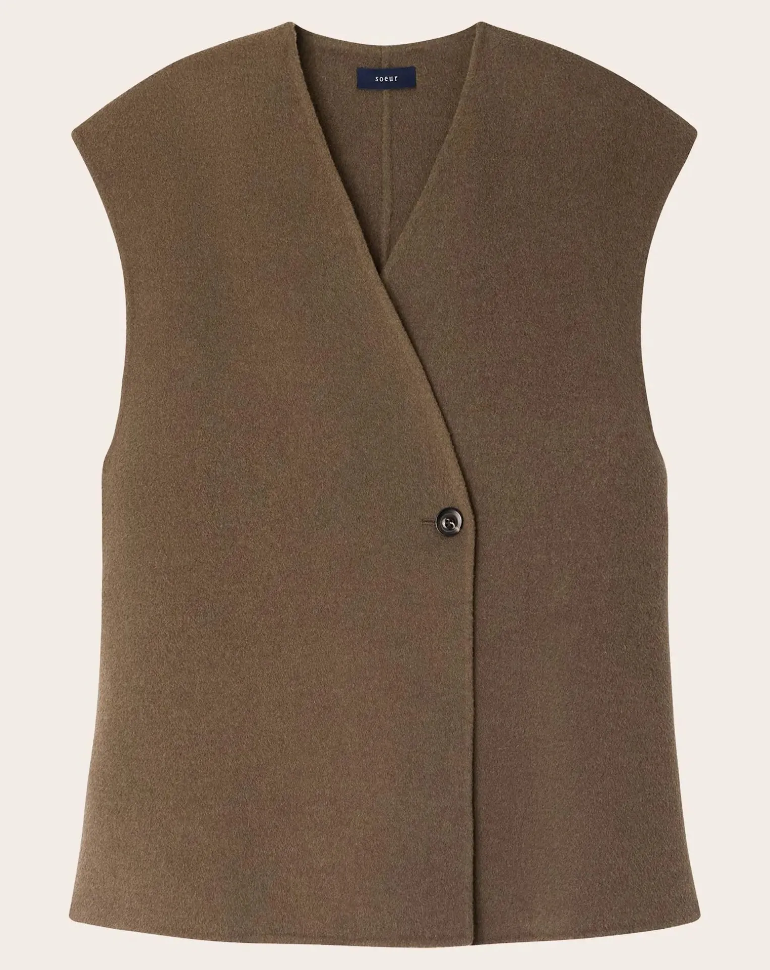 Evasion Wool Sleeveless Jacket
