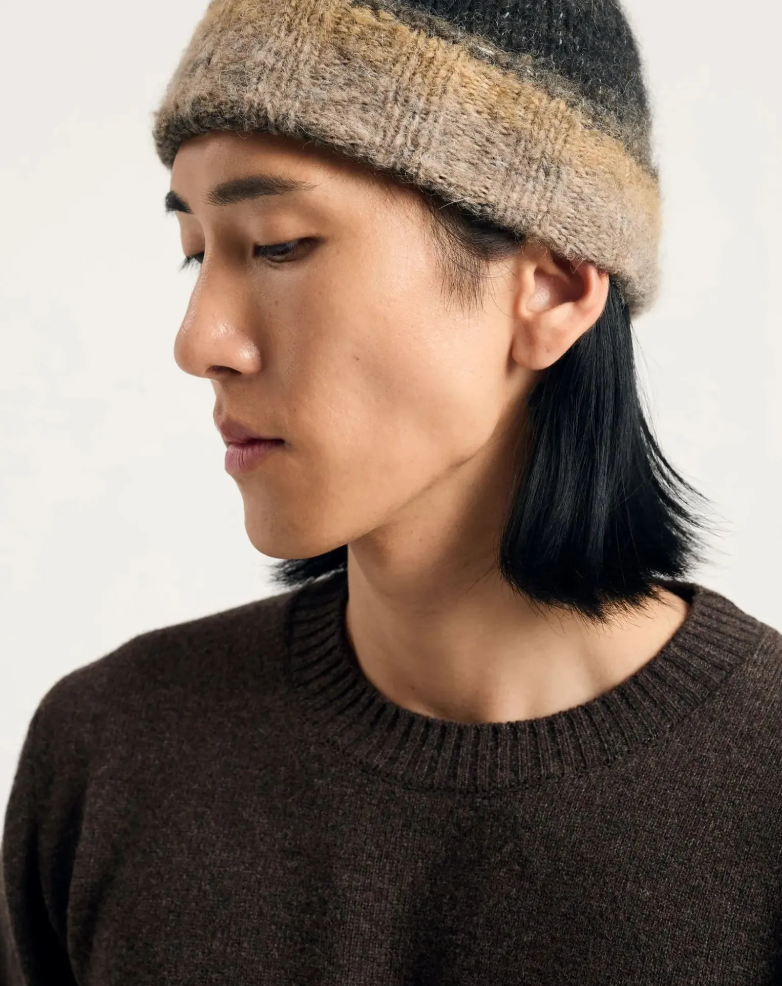 Gradient Alpaca beanie