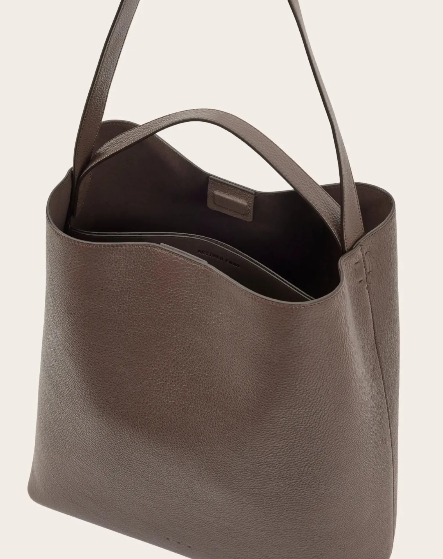 Handbag Grained leather bag