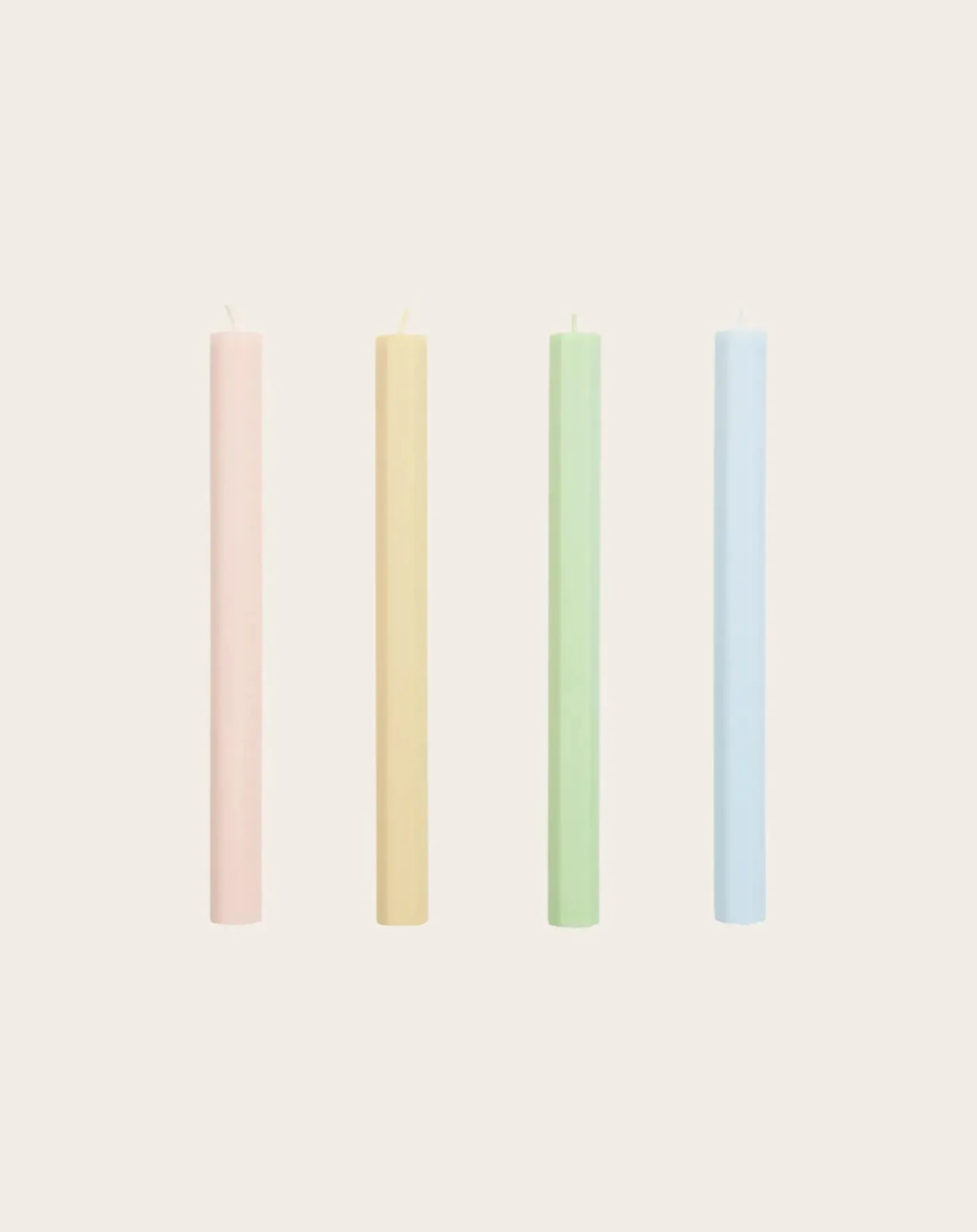 Hexagon Fresh Candles - Set of 4
