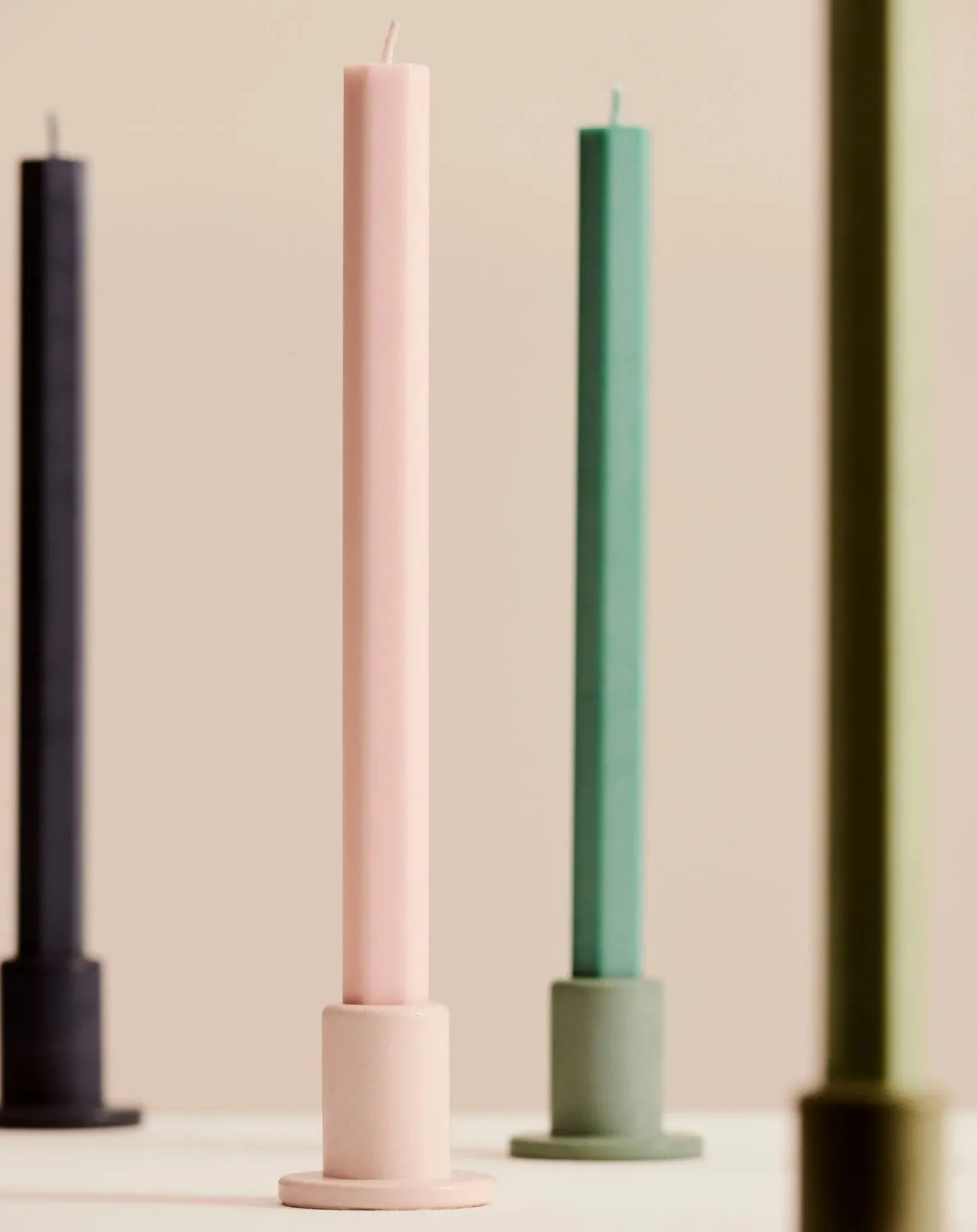 Hexagon Fresh Candles - Set of 4