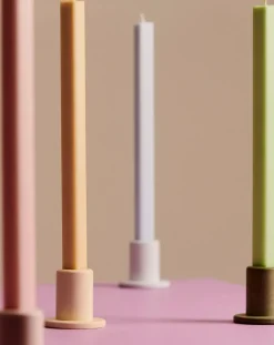 Hexagon Pastel candles - Set of 4